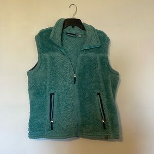 Free Country Full Zip Fleece Blue Vest xxl